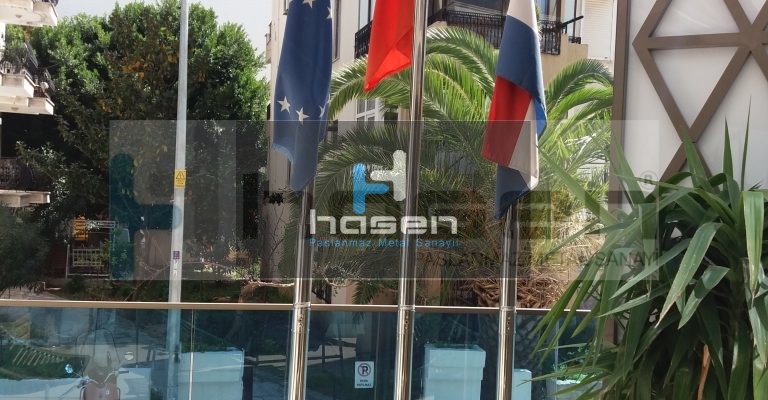 JDW Hotel MARMARİS Paslanmaz Bayrak Direği